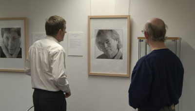 Traced in the Shadow exhibition at Chelmsford Library
